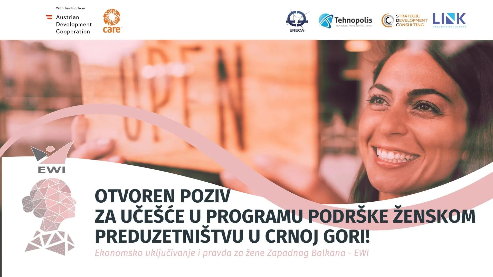Otvoren poziv za žene preduzetnice u Crnoj Gori, grantovi do 5.000 eura