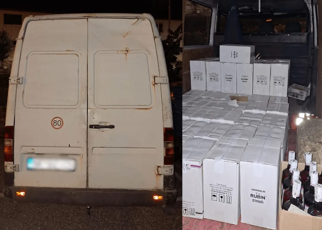U Šavniku zaplijenjeno više od 300 flaša alkohola bez akcizne markice