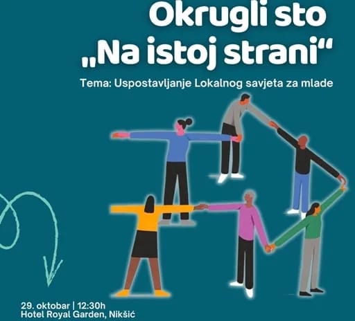NVO Optimisti organizuje okrugli sto o uključivanju mladih u kreiranje politika