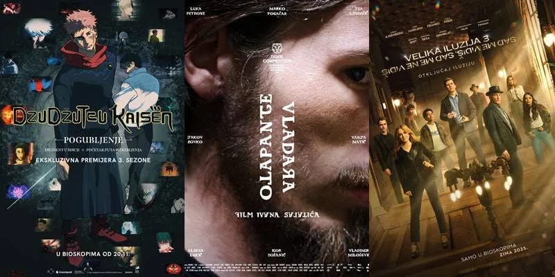 Novi repertoar bioskopa Cinema 213