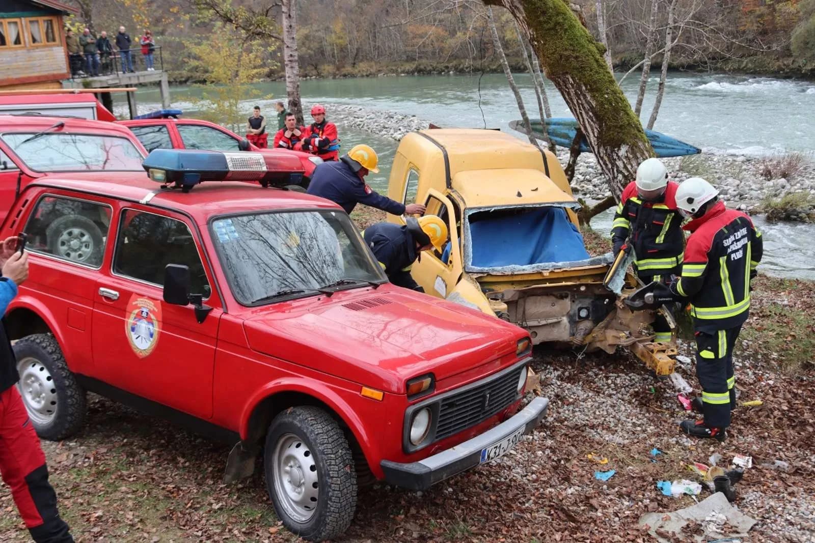 Foča i Plužine održale prvu zajedničku vježbu spašavanja “Drina 2025”