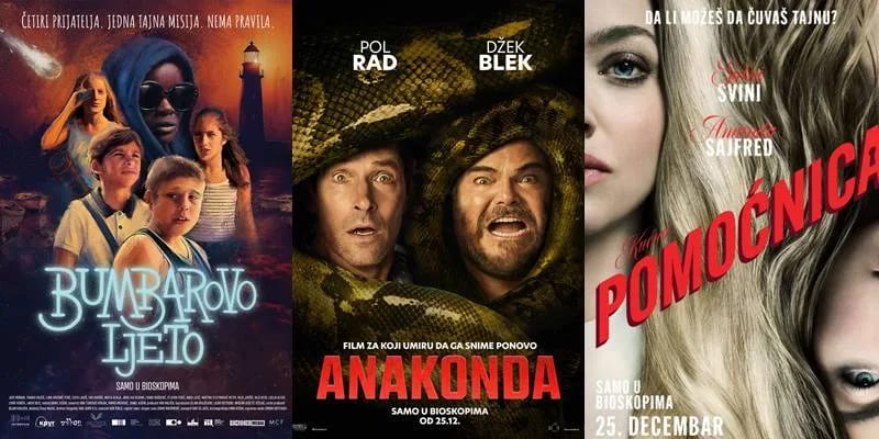 Novi repertoar bioskopa Cinema 213