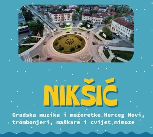 Karavan mimoze danas u Nikšiću