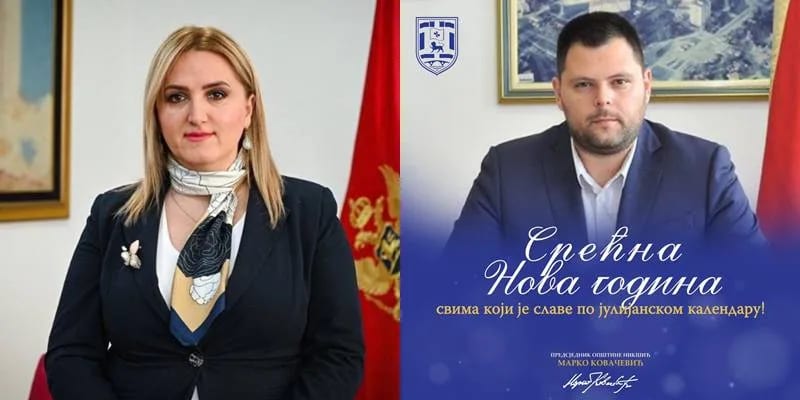 Lalatović Žižić i Kovačević čestitali Pravoslavnu Novu godinu