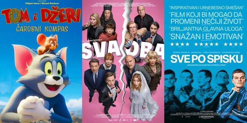 Novi repertoar bioskopa Cinema 213