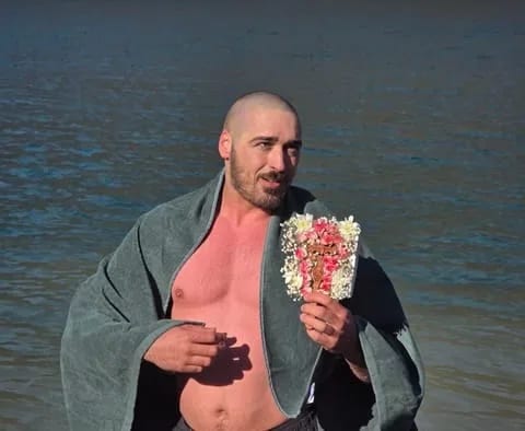Željko Škiljević prvi do Bogojavljenskog krsta u Plužinama