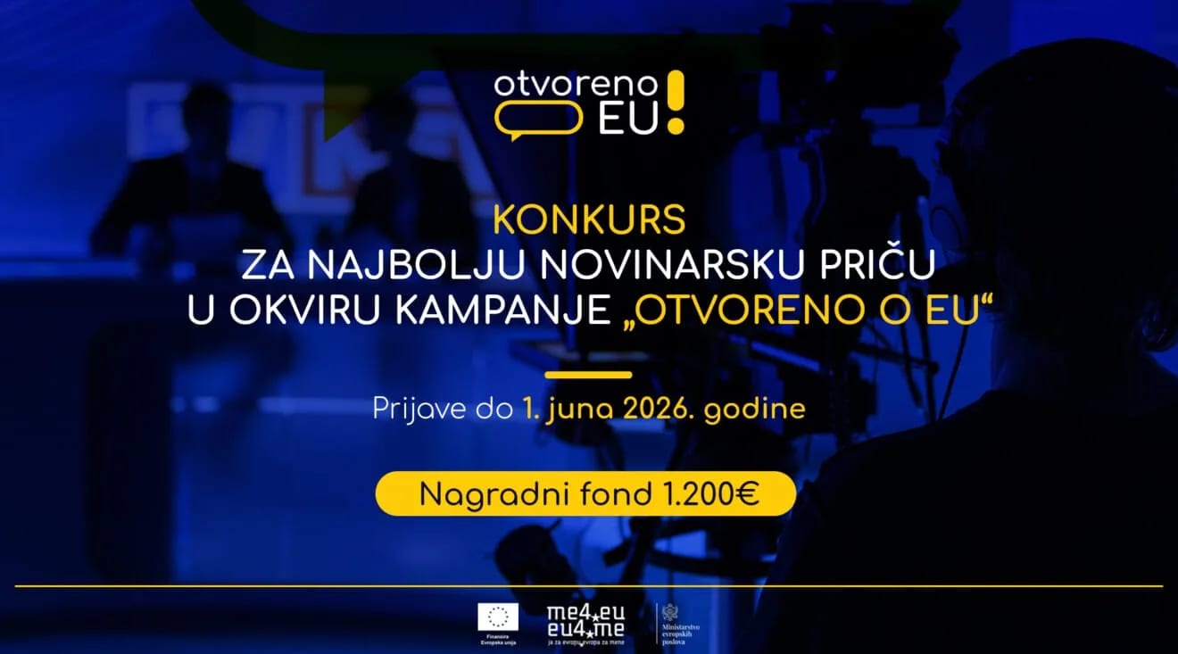 Objavljen konkurs za najbolju novinarsku priču u okviru kampanje „Otvoreno o EU“