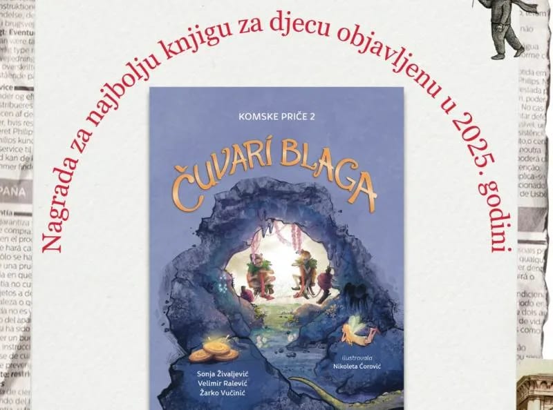 „Čuvari blaga, Komske priče 2” najbolja knjiga za djecu u prošloj godini