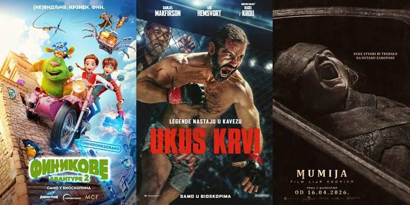 Novi repertoar bioskopa Cinema 213