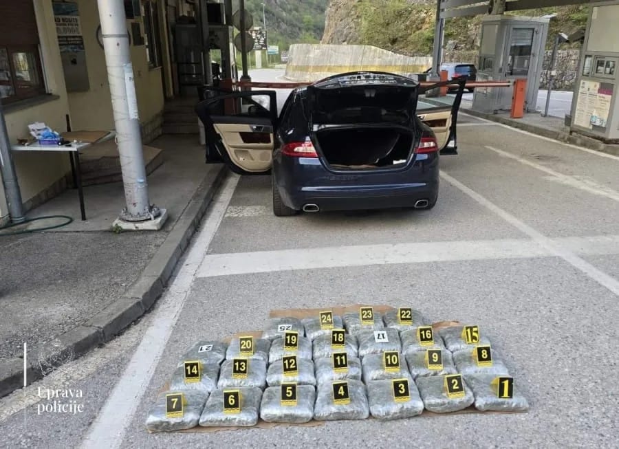 Na Šćepan polju zaplijenjeno 25 kilograma marihuane