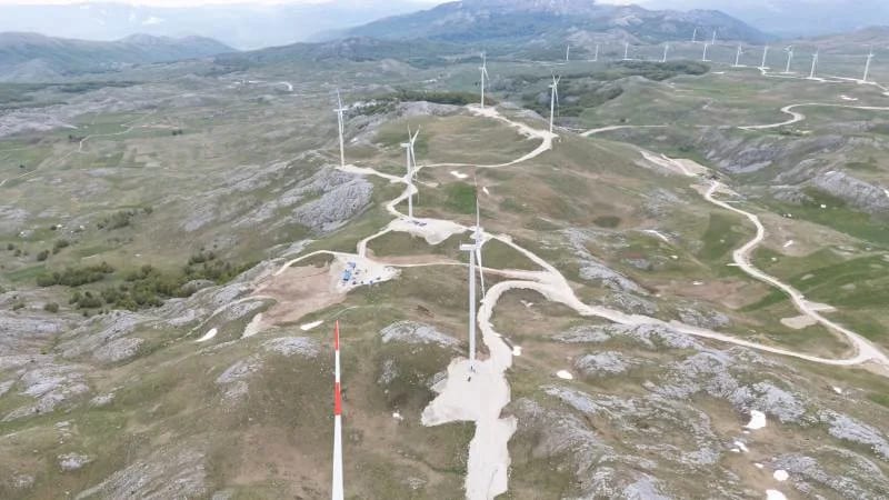 Puštena u rad VE Gvozd, Spajić: Ključni projekat na našem putu zelene tranzicije