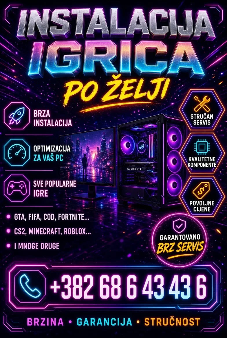 Servis racunara i opreme - Niksic