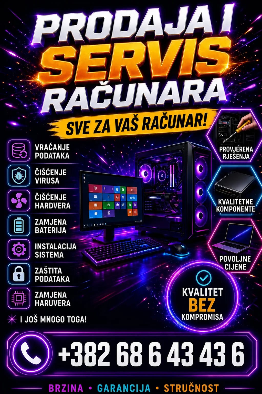 Servis racunara i opreme - Niksic