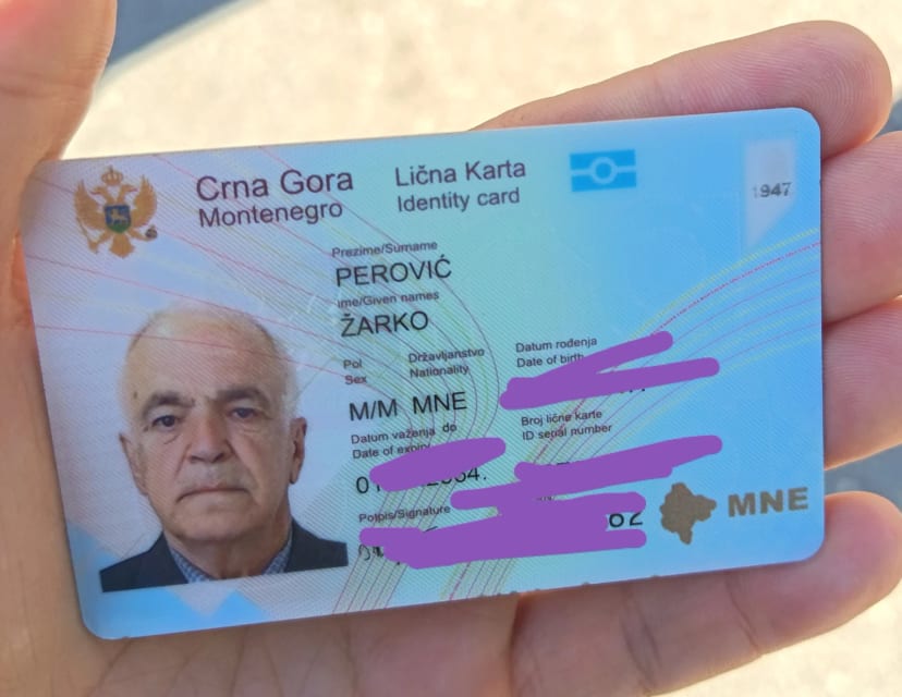 Pronađena lična karta