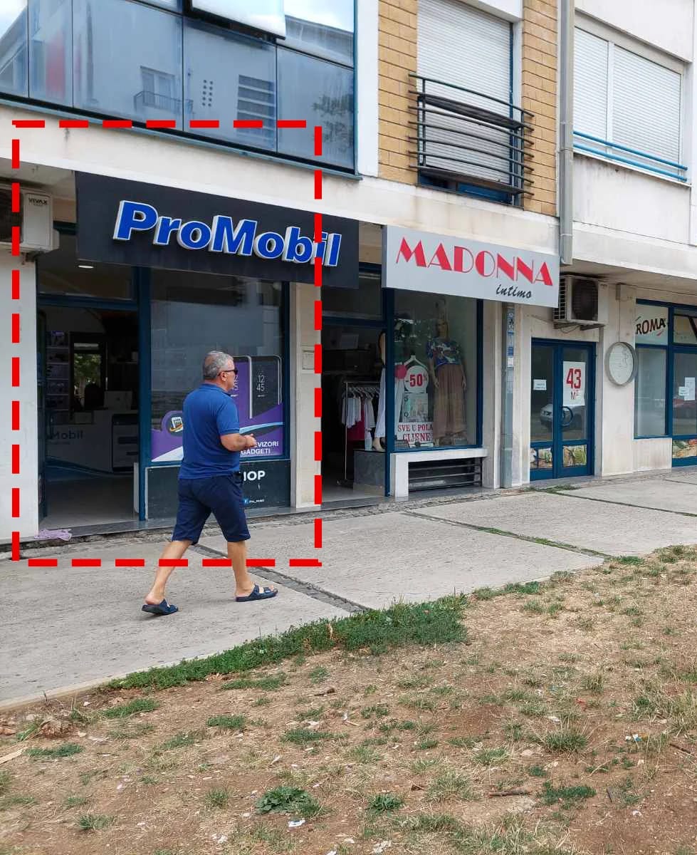 Izdajem poslovni prostor 18 m2, centar, zgrada Zinik