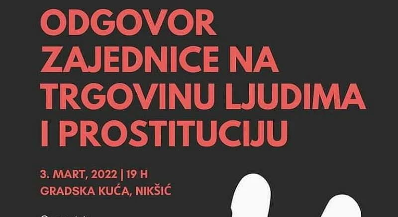 Gradska kuća: Predavanje "Odgovor zajednice na trgovinu ljudima i prostituciju"