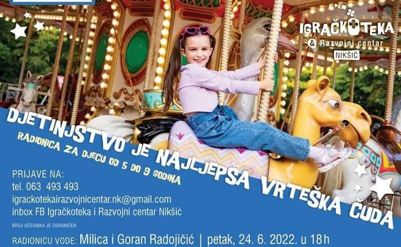 U nikšićkoj Igračkoteci učimo poeziju i radimo fiskulturu
