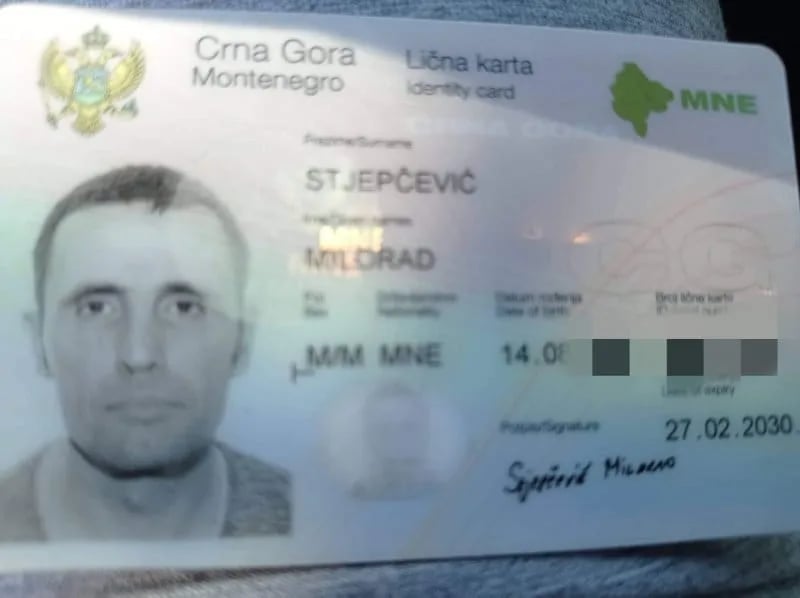 Pronađena lična karta