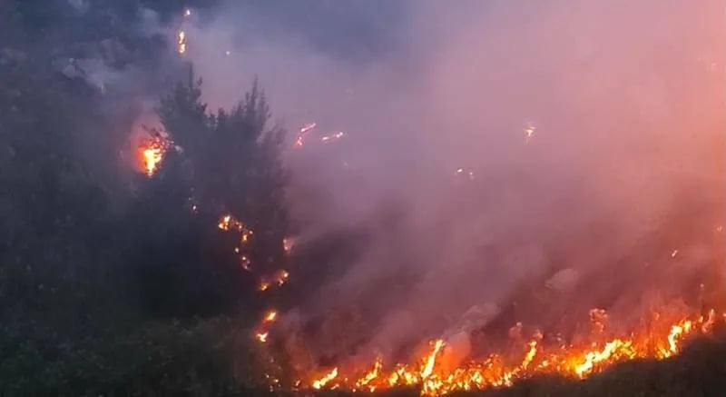 Šumski požar u području Nudola i Bijele gore: Vatru gasi i VCG iz helikoptera