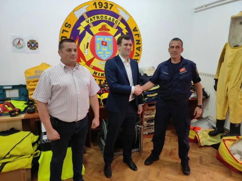 Vrijedna oprema za nikšićku vatrogasno-spasilačku jedinicu