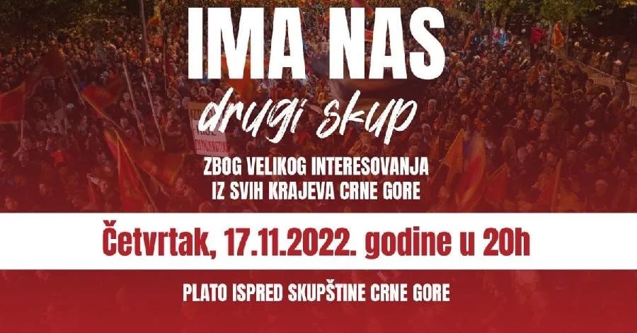 Protest "Ima nas" u četvrtak od 20 sati