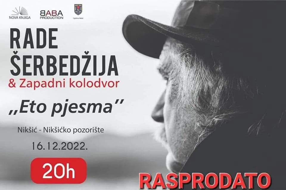 Rade Šerbedžija i "Zapadni kolodvor" večeras u Nikšićkom pozorištu