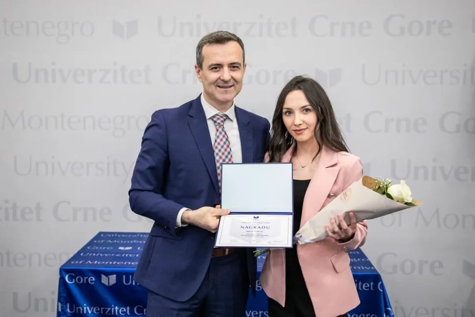 Milena Vlahović najbolja studentkinja Fakulteta za sport i fizičko vaspitanje