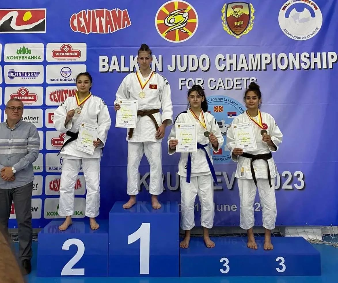 Andrijana Šutović šampionka Balkana za kadete