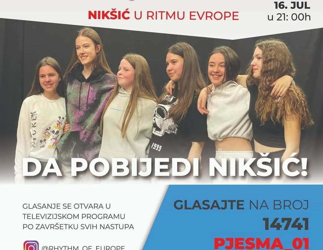 Podržimo večeras mlade Nikšićanke