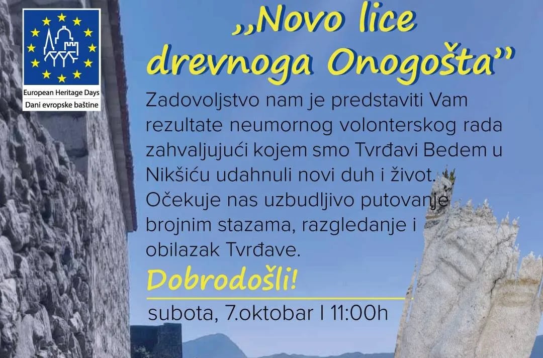 "Novo lice drevnog Onogošta": Pozvali građane u obilazak Bedema