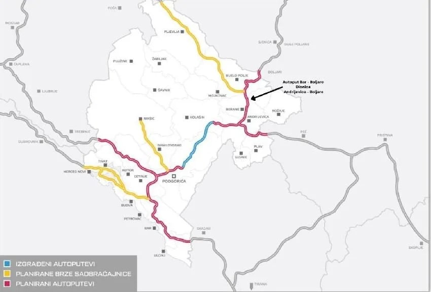 Poziv za idejni projekat za drugu dionicu auto-puta
