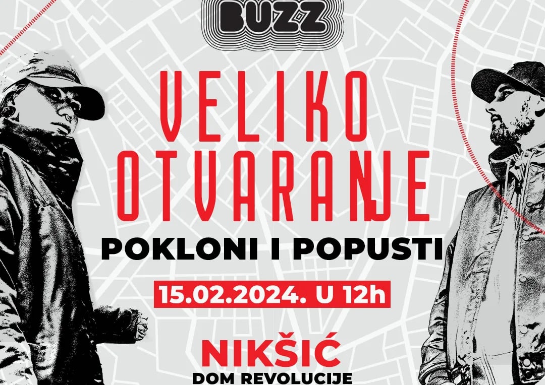 Buzz sneaker stanica stiže u Nikšić!