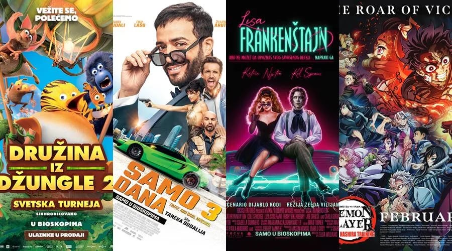 Novi repertoar bioskopa Cinema 213