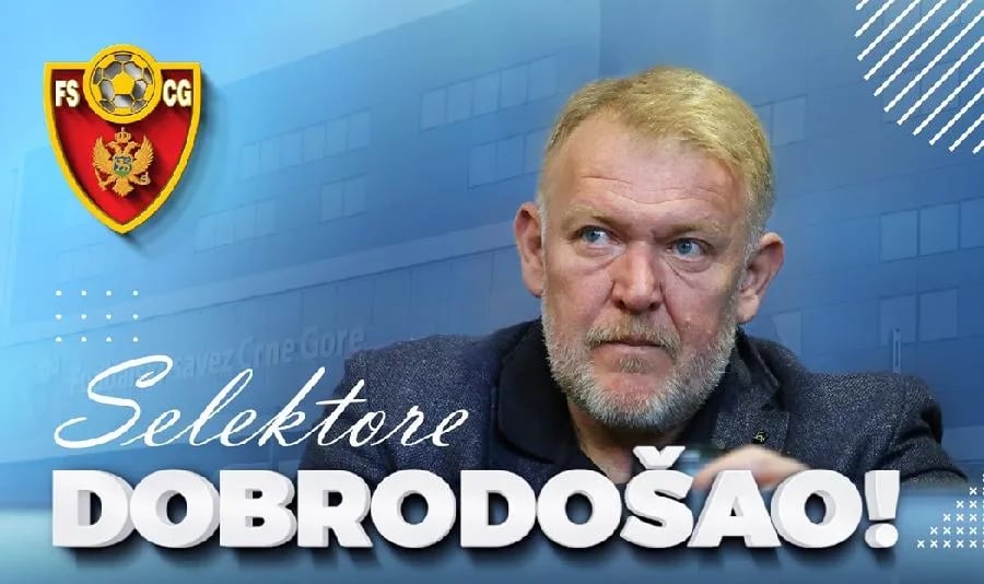 Prosinečki novi selektor fudbalske reprezentacije Crne Gore