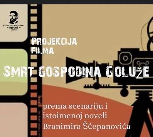 U Gradskoj kući projekcija filma "Smrt gospodina Goluže''
