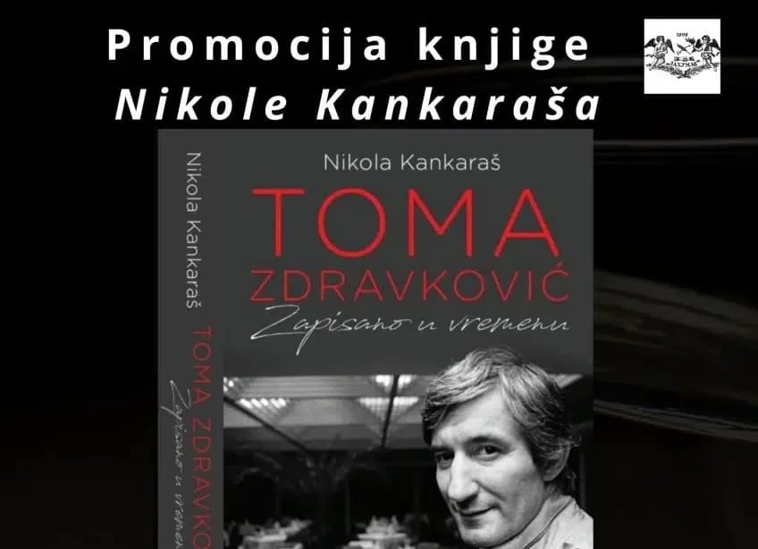 Promocija knjige „Toma Zdravković – Zapisano u vremenu“ večeras u „Zahumlju“