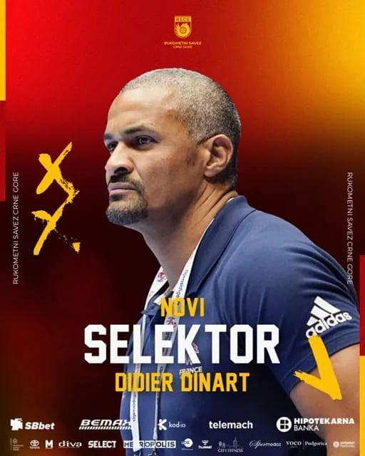 Legendarni Didije Dinar na klupi crnogorskih rukometaša