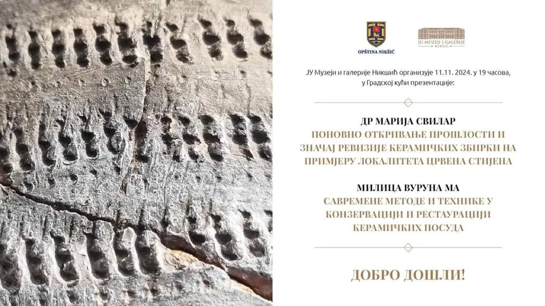 "Muzeji i galerije" Nikšić organizuju dva predavanja