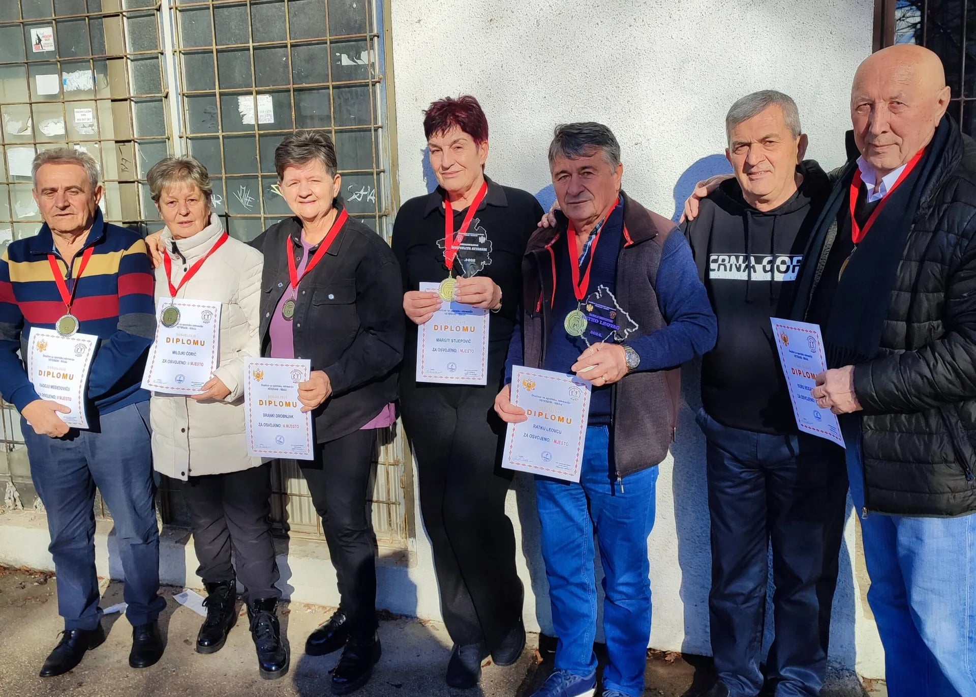 Veterani Nikšića nagradili najuspješnije takmičare