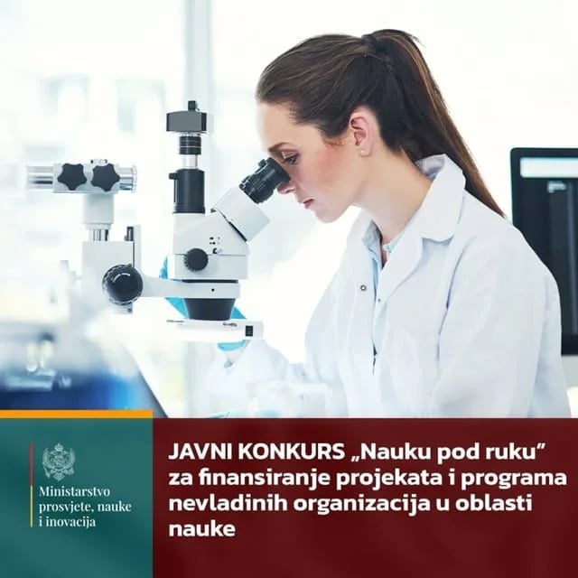 Javnim konkursom „Nauku pod ruku“ 100.000 eura za projekte NVO