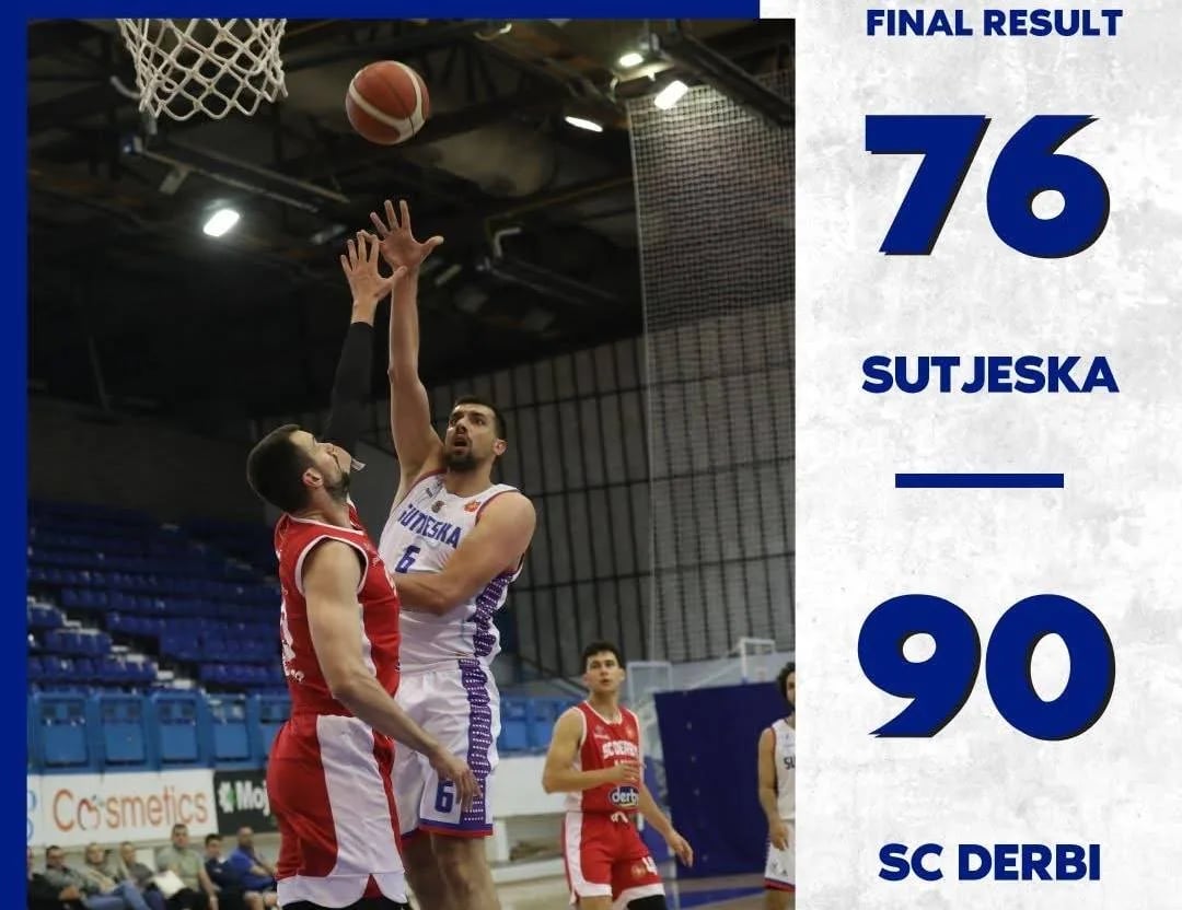 Sutjeska završila sezonu porazom od SC Derbija
