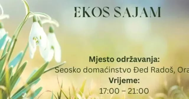 Sajam ljekovitog bilja i lokalnih proizvoda danas u selu Orah