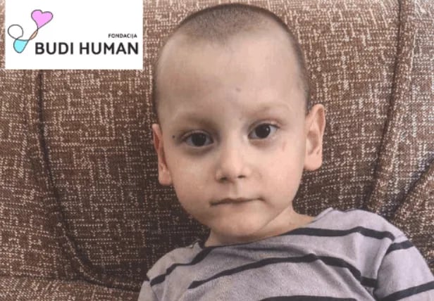 "Budi human": Prikupljena novčana sredstva za Jovanovo liječenje
