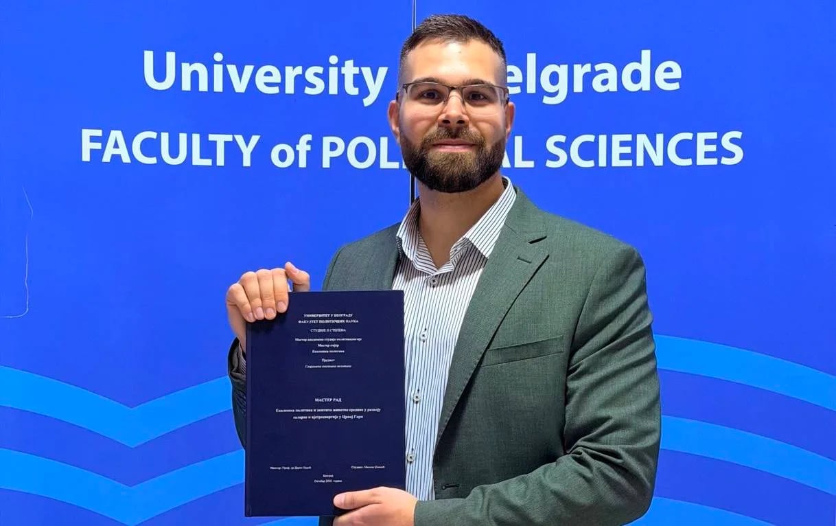 Pionir ekoloških politika u Crnoj Gori: Džiknić spaja prirodne i društvene nauke za razumijevanje zelene tranzicije