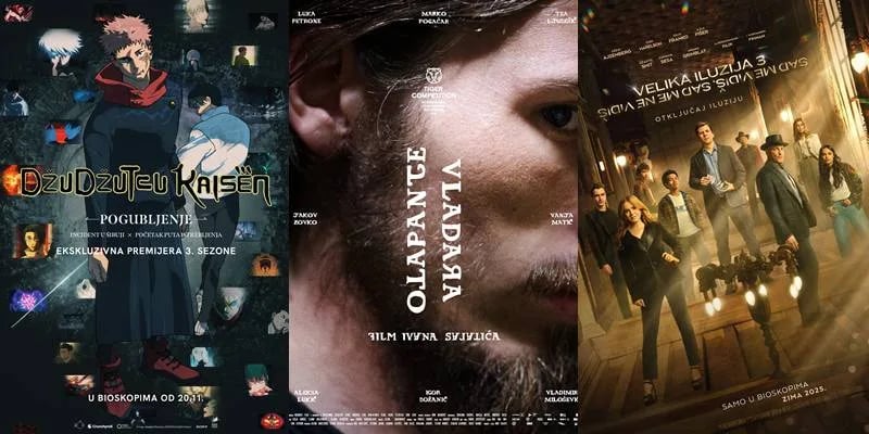 Novi repertoar bioskopa Cinema 213