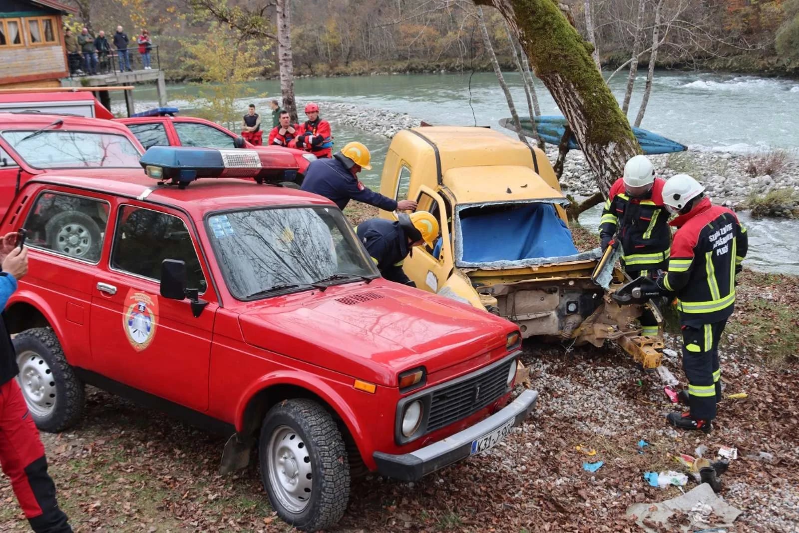 Foča i Plužine održale prvu zajedničku vježbu spašavanja “Drina 2025”