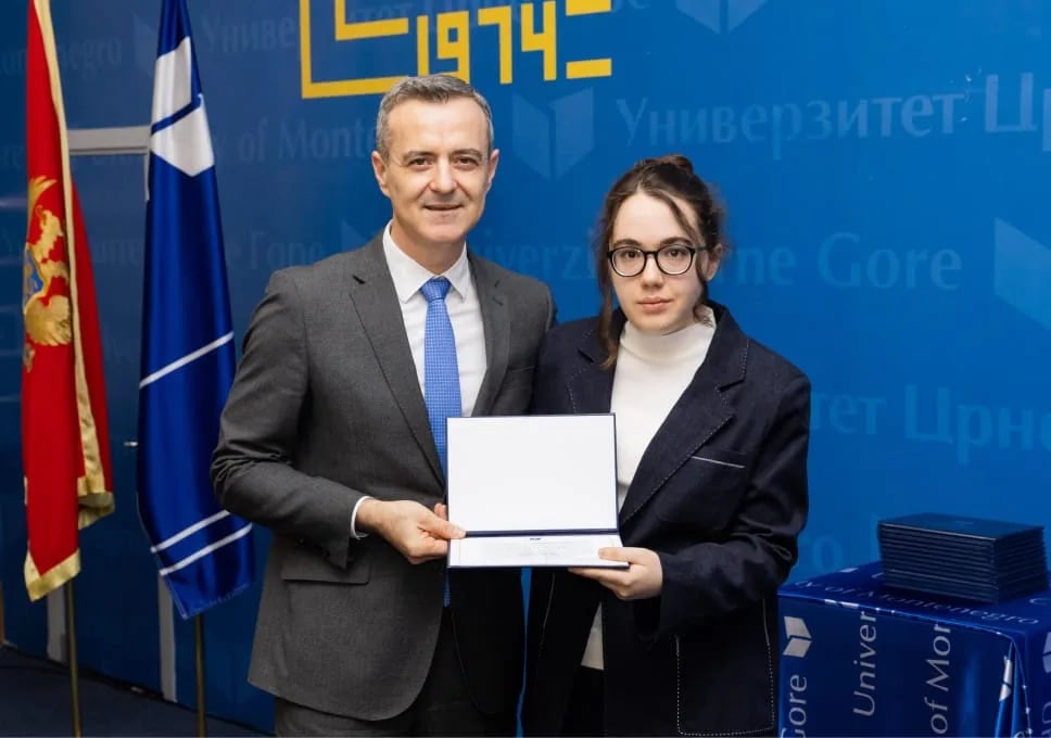 Nikšićanka Sara Antović najbolja studentkinja Filozofskog fakulteta