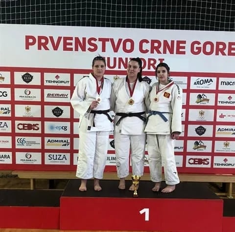 Juniorkama Trebjese tri medalje na državnom prvenstvu u džudou