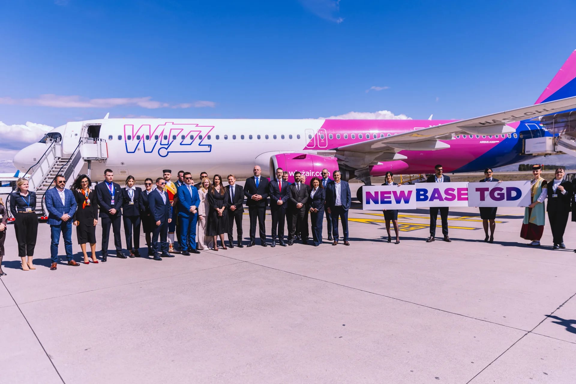 Otvorena baza Wizz Air-a u Podgorici