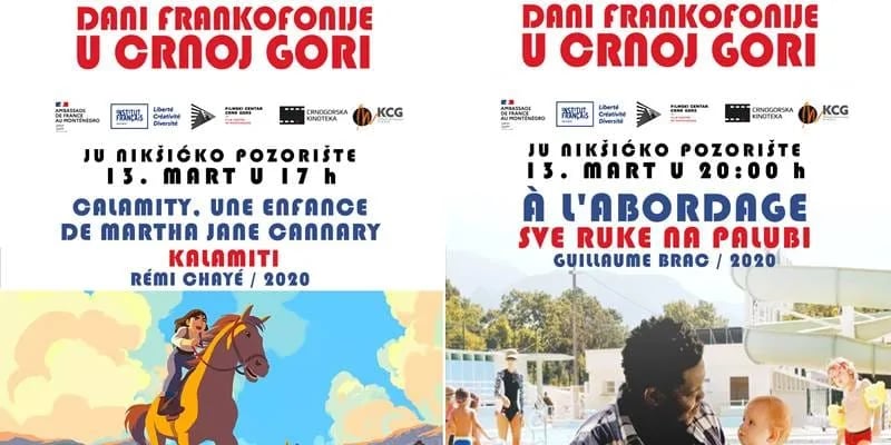Dani frankofonog filma: Dvije projekcije u Nikšićkom pozorištu